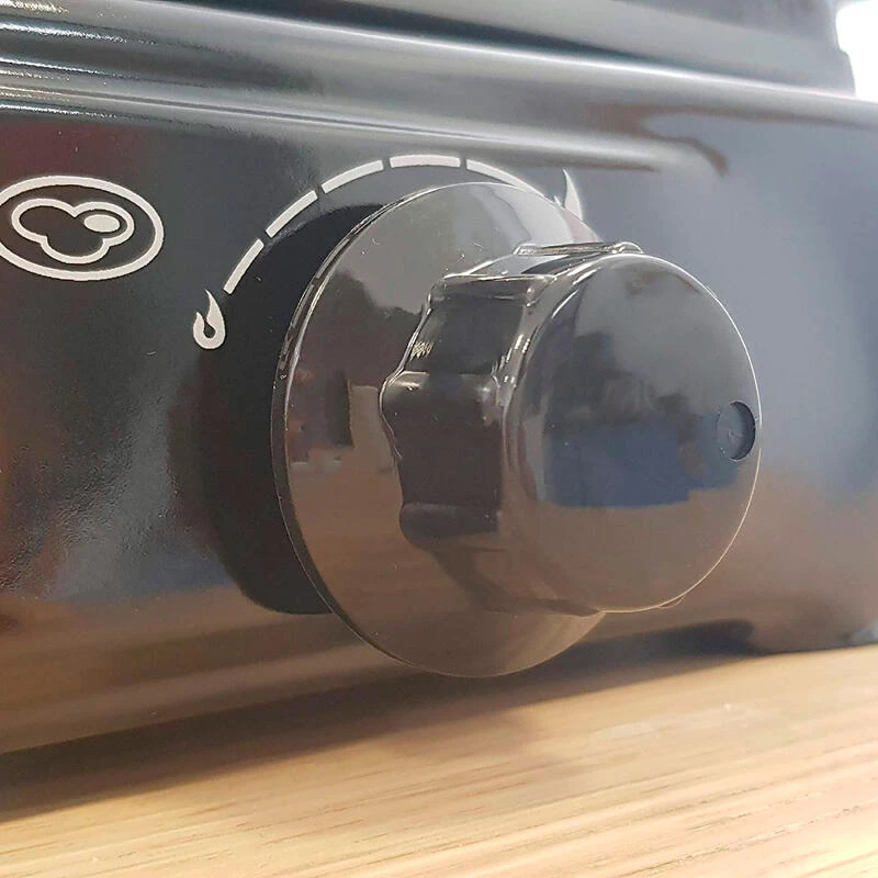 MPM Cuisinière à Gaz Portable Pour Le Camping Avec 3 Feux Couvercle Smile – Image 6