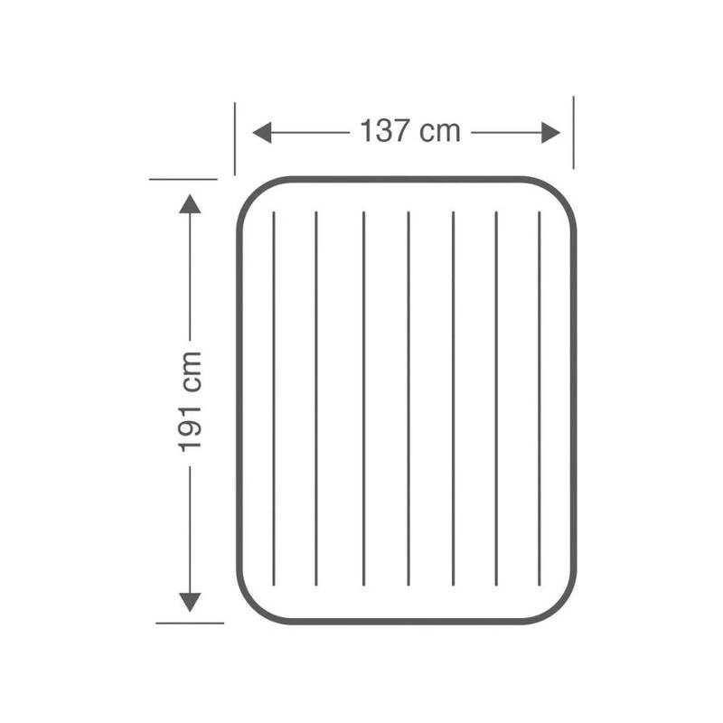 Intex Downy Full Airbed - Lit Gonflable - 191x137x25cm - Avec Accessoires â Image 4
