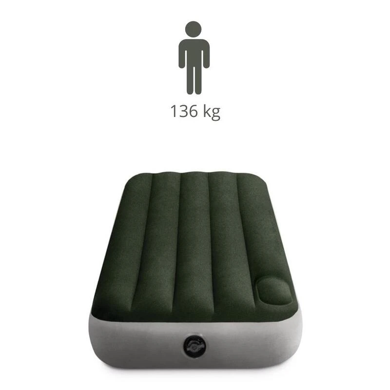 Intex Downy Twin Airbed With Foot BIP - Lit Gonflable - 191x99x25cm - Avec Accessoires â Image 3