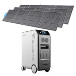 Générateur Solaire BLUETTI EP500Pro Avec 3 Panneaux Solaires PV200 5100Wh