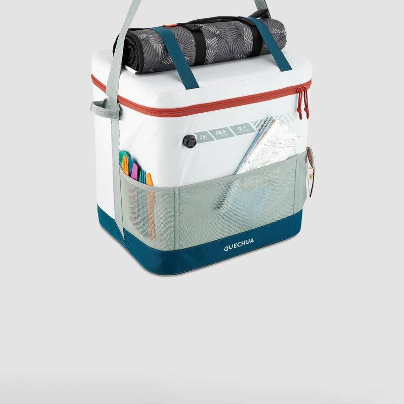 Quechua GLACIERE SOUPLE DE CAMPING - 35 LITRES - CONSERVATION AU FRAIS 17 HEURES â Image 2