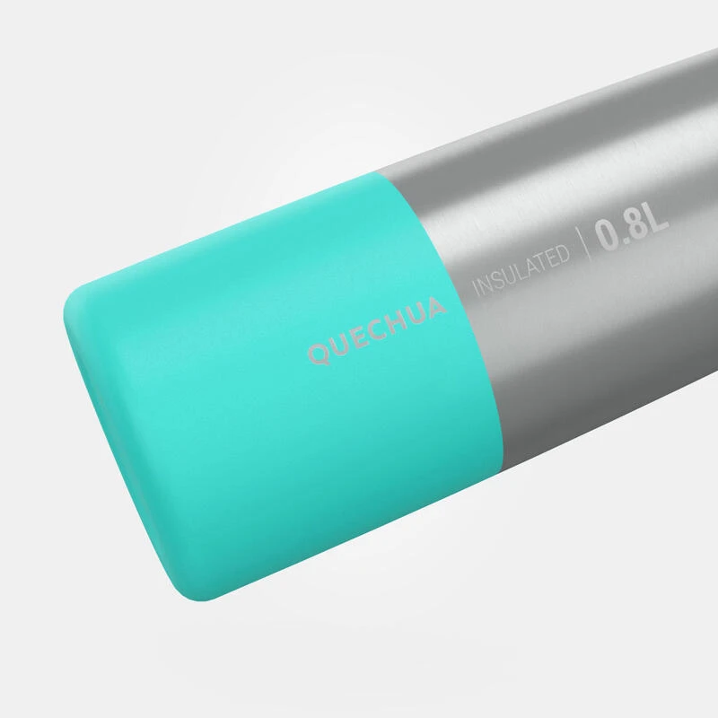 Quechua Gourde MH500 Isotherme RandonnĂ©e Inox 0,5L Turquoise â Image 2