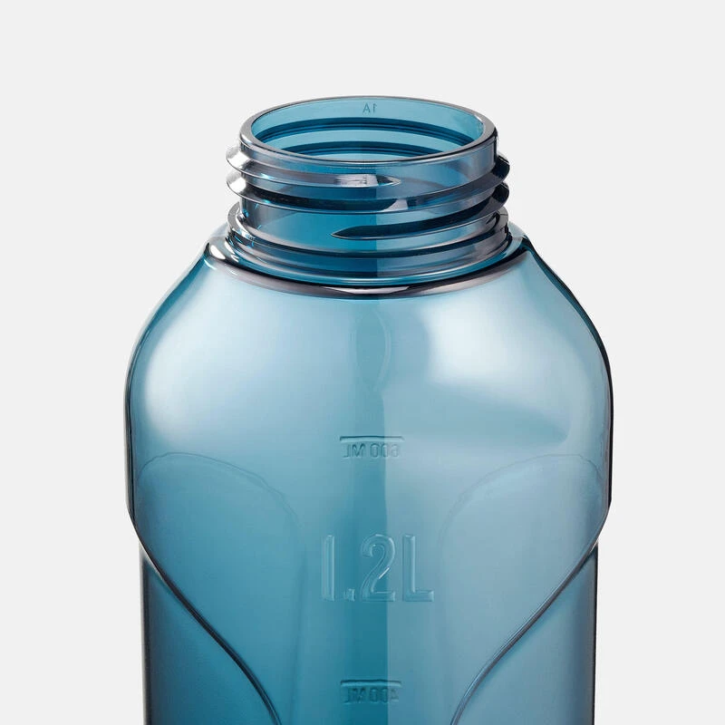 Quechua Gourde Rando MH500 Bouchon Ouverture Rapide 1,2 Litre Plastique (Ecozen®) Bleu – Image 4