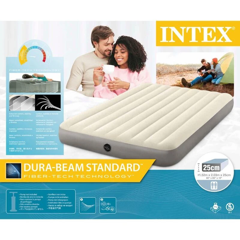 Matelas Gonflable - Intex Single-High -2 Personnes â Image 5