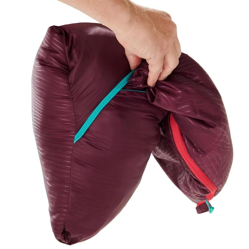 Quechua SAC DE COUCHAGE ENFANT MH100 10°C - PRUNE â Image 6