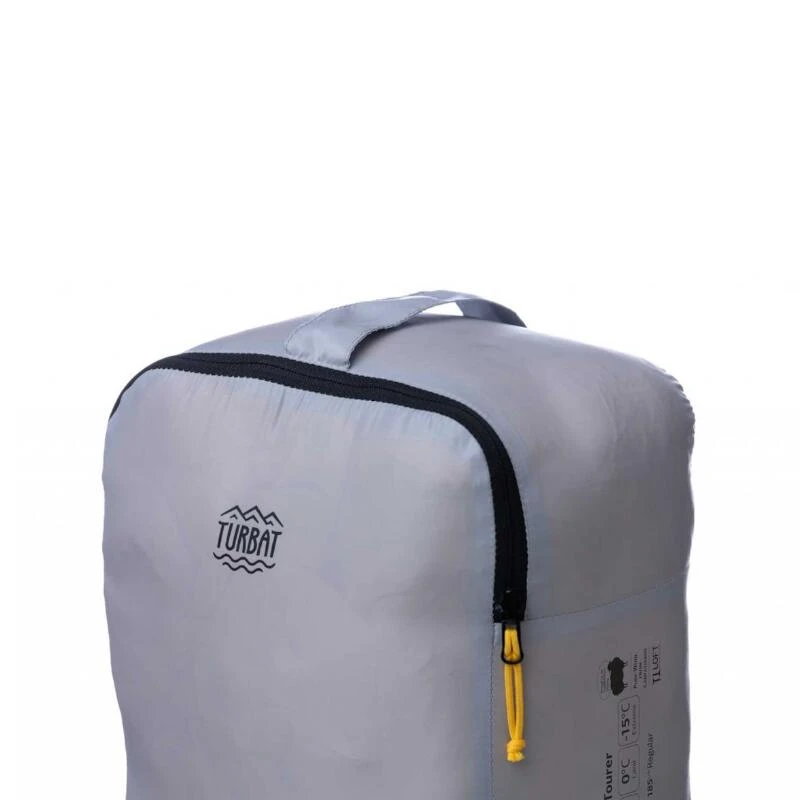 Sac De Couchage Momie Tourer Gold Fusion - Bleu Aube -15°C - Jaune Pour Adultes – Image 3