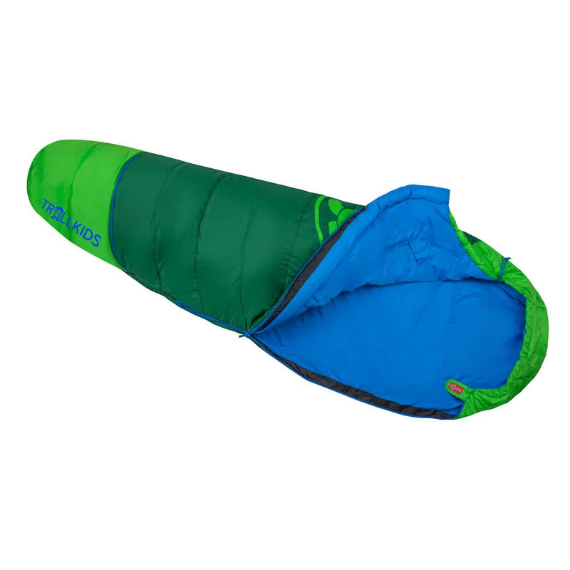 TROLLKIDS Sac De Couchage Pour Enfants Fjell Dreamer Vert FoncĂ© / Bleu Moyen â Image 3
