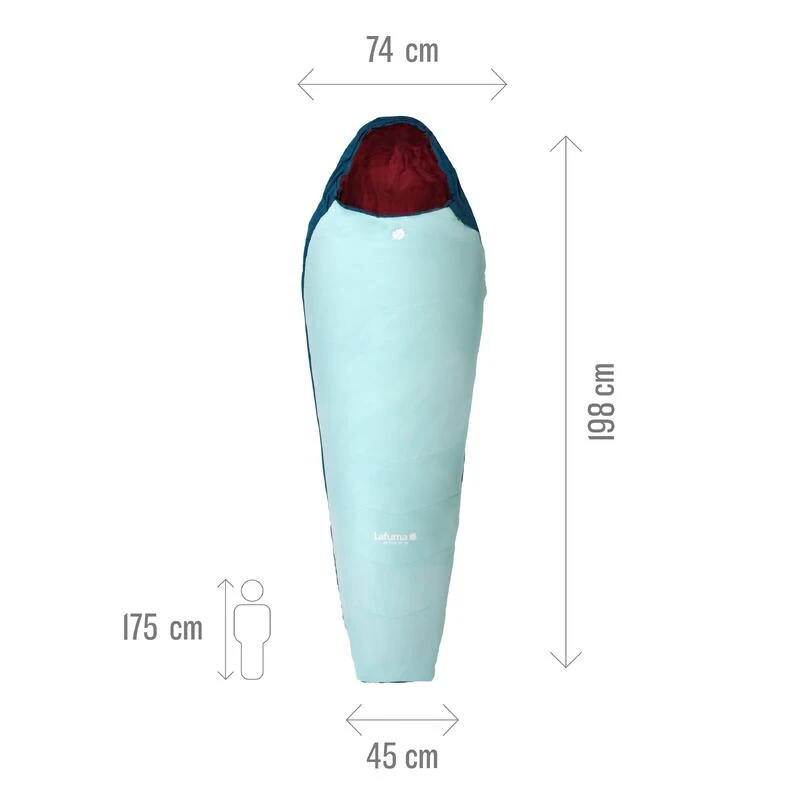 Lafuma Sac De Couchage Trekking Femme ACTIVE 10 Gauche â Image 4