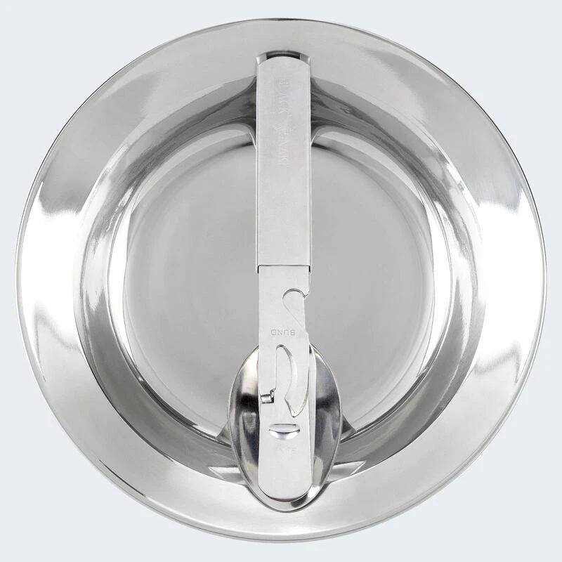 Set De Couverts De Camping & Assiette Creuse Inox | 4 Personnes â Image 2