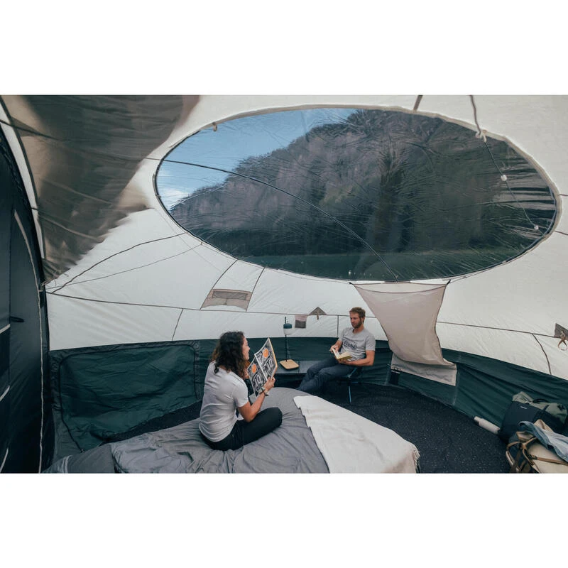 Quechua Tente Bulle De Camping - AirSeconds Skyview Polycoton - 2 Personnes - 1 Chambre