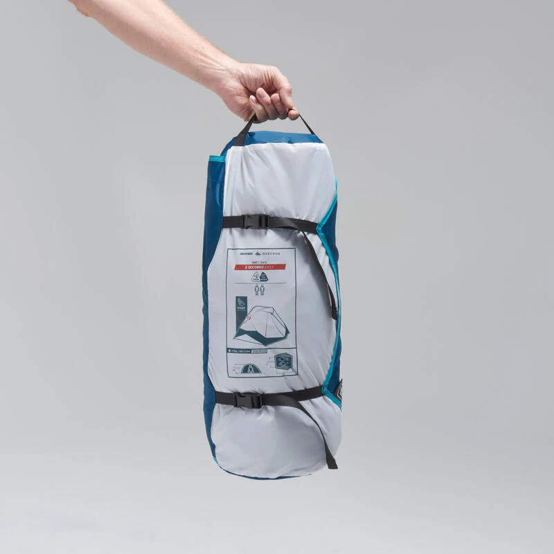 Quechua Tente De Camping - 2 SECONDS EASY - 2 Places - Fresh & Black – Image 3