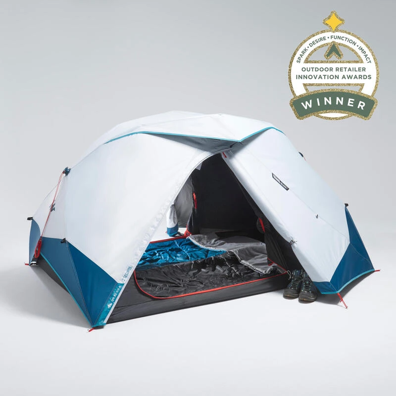 Quechua Tente De Camping - 2 SECONDS EASY - 2 Places - Fresh & Black – Image 5