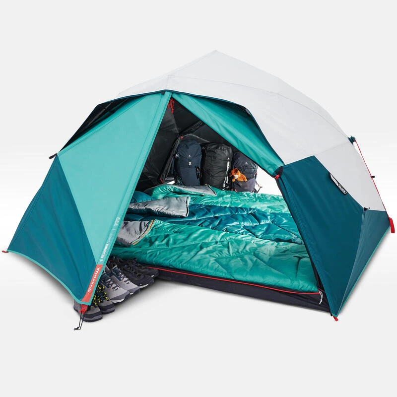 Quechua Tente De Camping - 2 Seconds EASY - 3 Places - Fresh & Black – Image 4