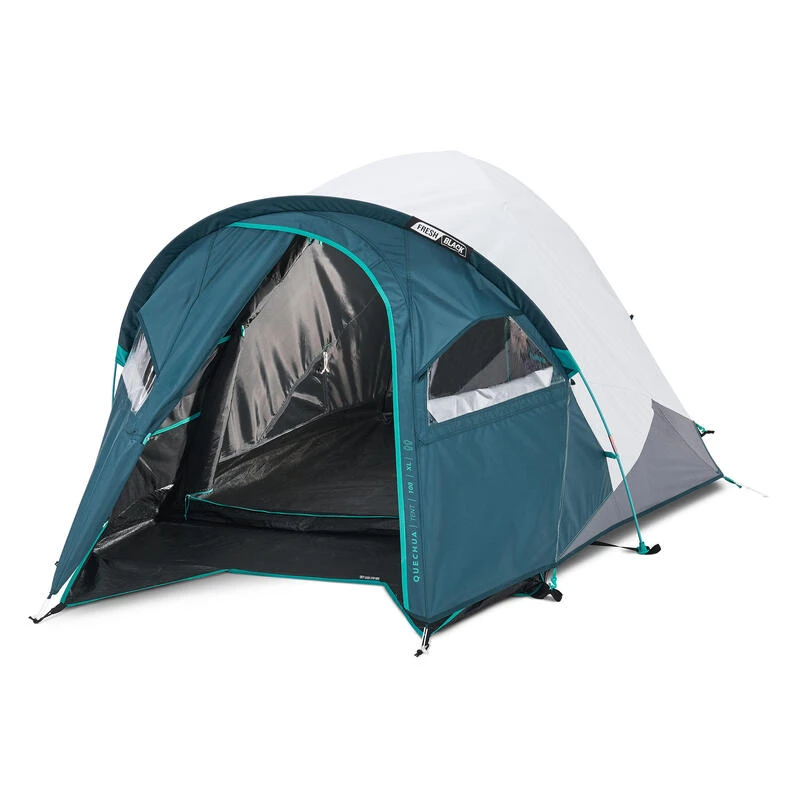 Quechua Tente De Camping - MH100 XL - 2 Places - Fresh & Black â Image 2