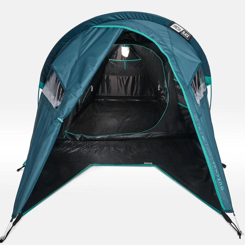 Quechua Tente De Camping - MH100 XL - 2 Places - Fresh & Black â Image 6