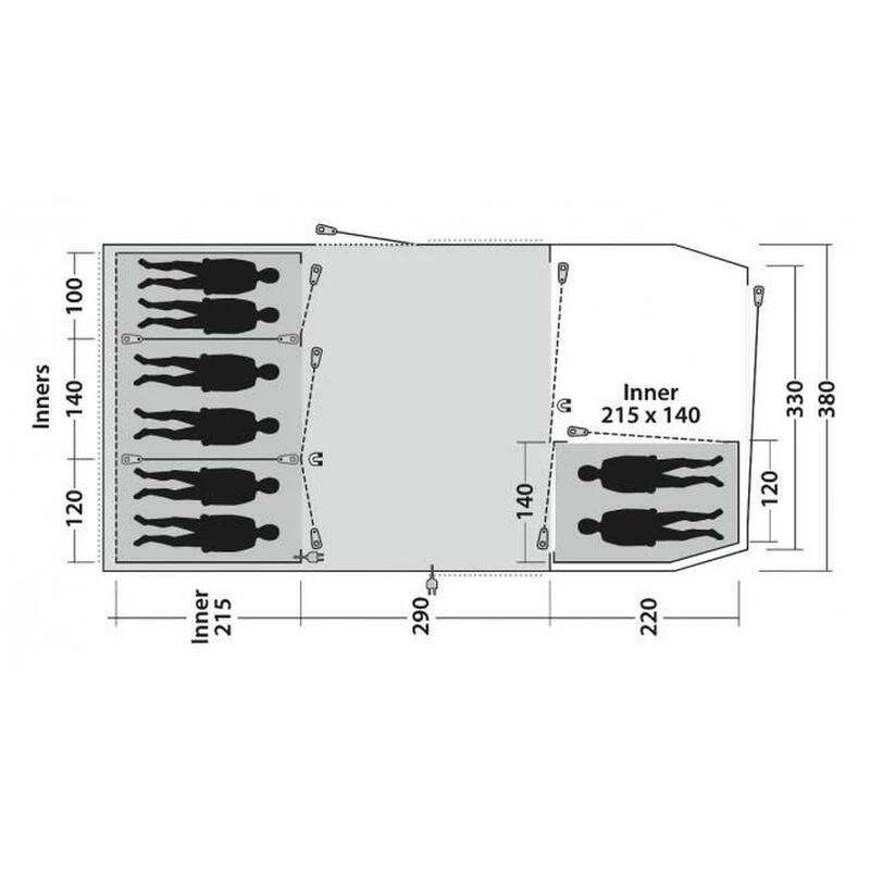Tente De Camping Outwell Winwood 8 – Image 3