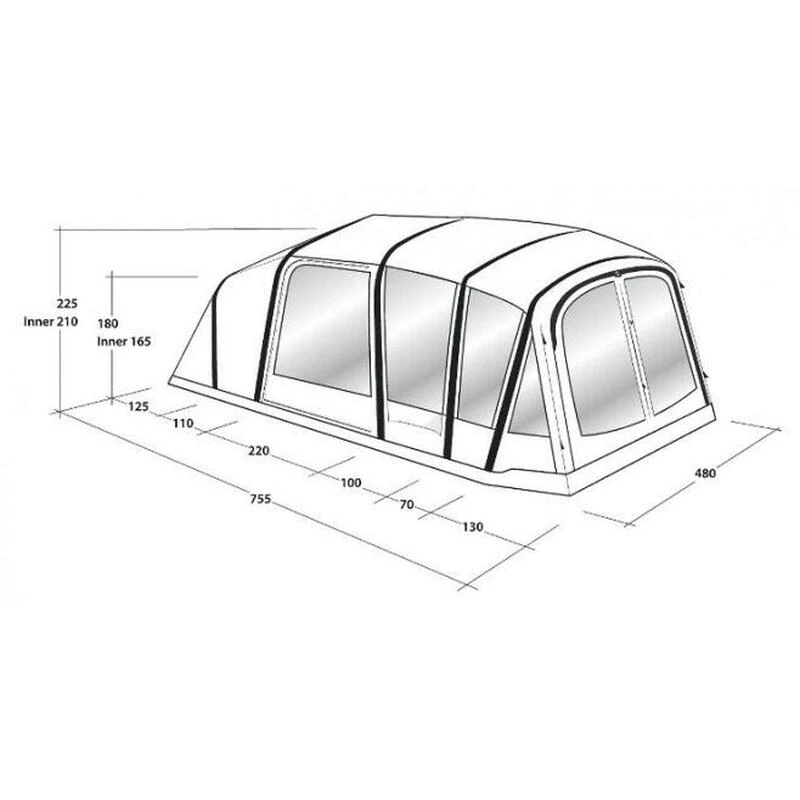 Tente Gonflable Outwell Jacksondale 7PA – Image 2