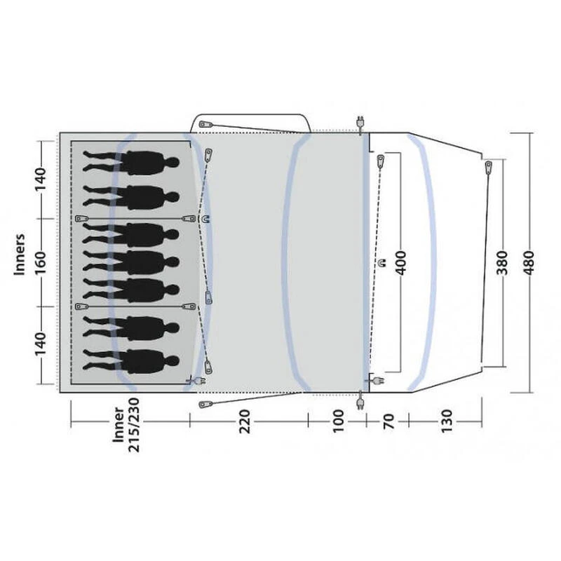 Tente Gonflable Outwell Jacksondale 7PA – Image 3