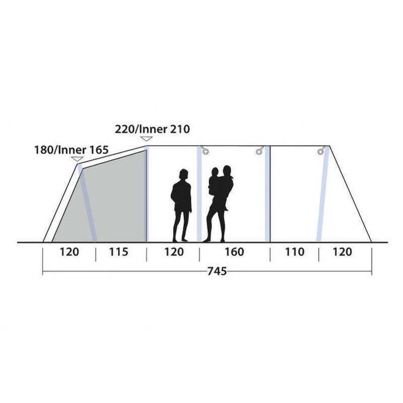 Tente Gonflable Outwell Knightdale 8PA – Image 4