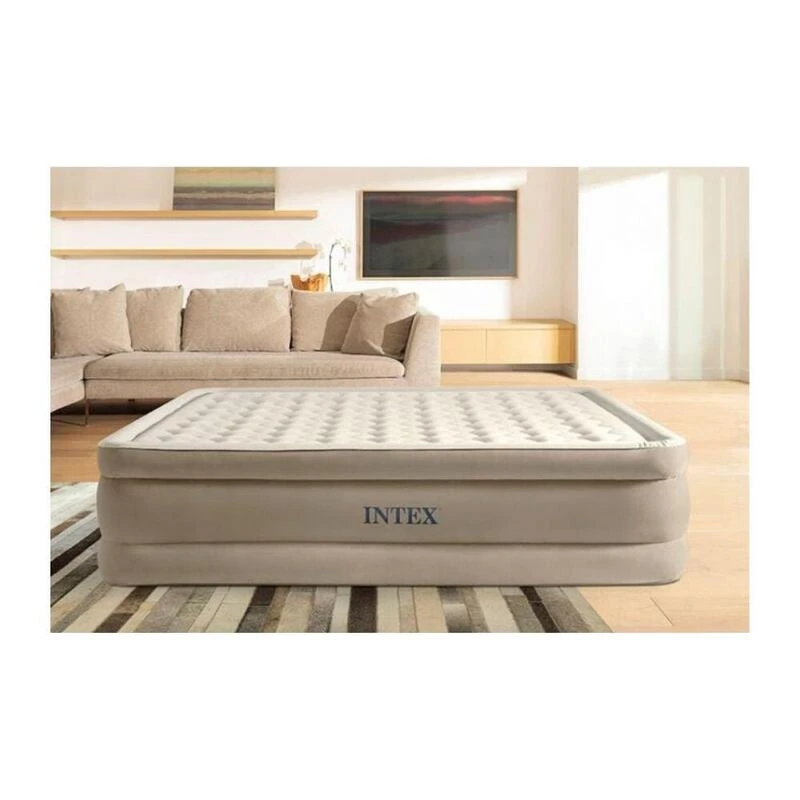 Intex Ultra Plush Queen Airbed - Lit Gonflable - 203x152x46cm - Compris Accessoires – Image 4